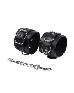 3 Ring Wrist Cuffs Black