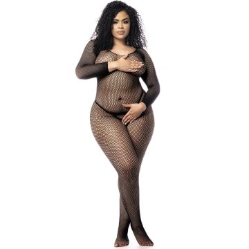 Long Sleeved Fishnet Bodystocking Queen