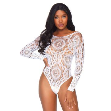 Snap Crotch Teddy White
