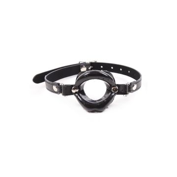 Adjustable Black Mouth Shaped Gag