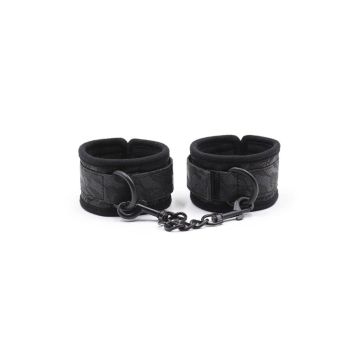 Plush Lined Wrist Cuffs with Detachable Chain