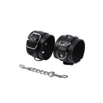 3 Ring Wrist Cuffs Black