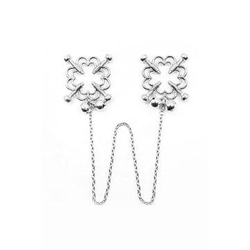 Floral 4 Screw Nipple Clamps