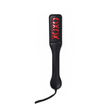 Black And Red Xoxo Paddle 32cm